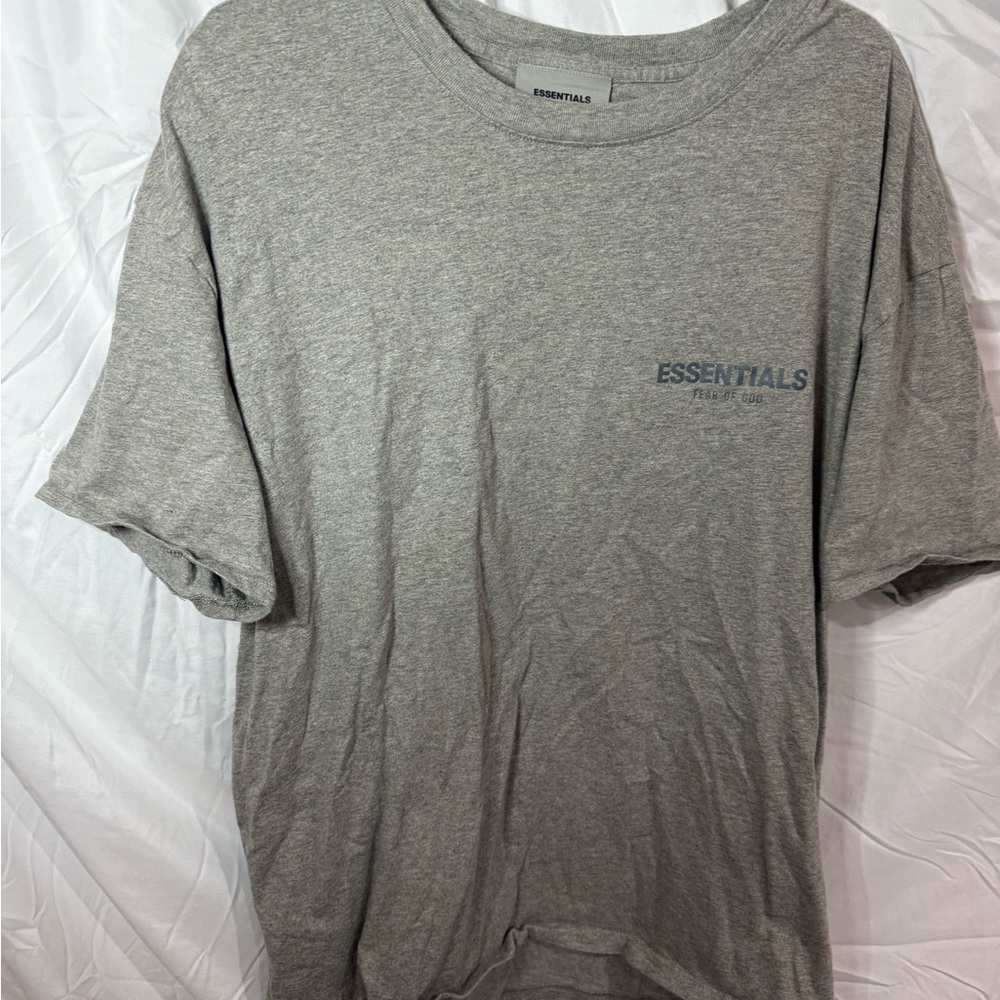 Fear of God Essentials Heather Gray T-Shirt